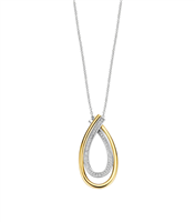 Necklace Ti Sento Milano Woman in Silver Cubic Zirconia 34121ZY/45